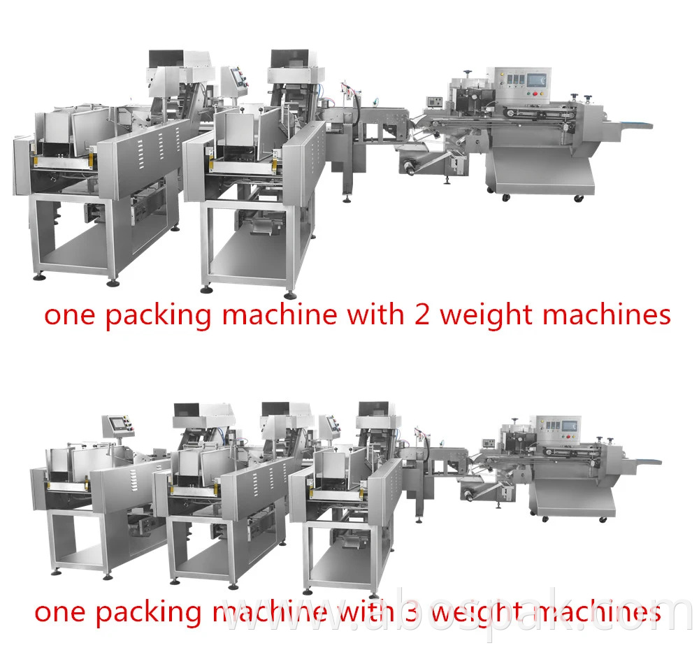 Spaghetti Pasta Flow Food Plastic Bag Pouch Filling and Sealing Packing Machine